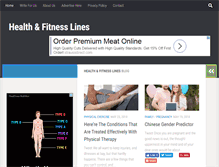 Tablet Screenshot of fitnesslines.com